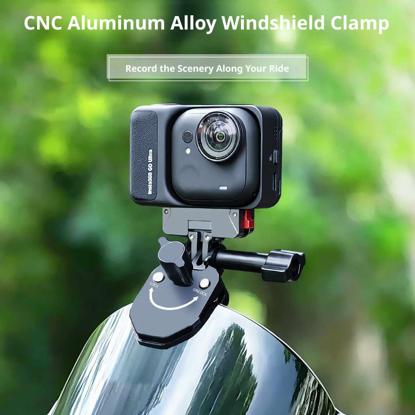 Motorcycle Windshield Mount Clamp Aluminum Clip For GoPro 13 Insta360 Ace Pro 2 For DJI Osmo Nano/Action 5Pro/4/3 Accessories
Motorcycle Windshield Mount Clamp Aluminum Clip For GoPro 13 Insta360 Ace Pro 2 For DJI Osmo Nano/Action 5Pro/4/3 Accessories