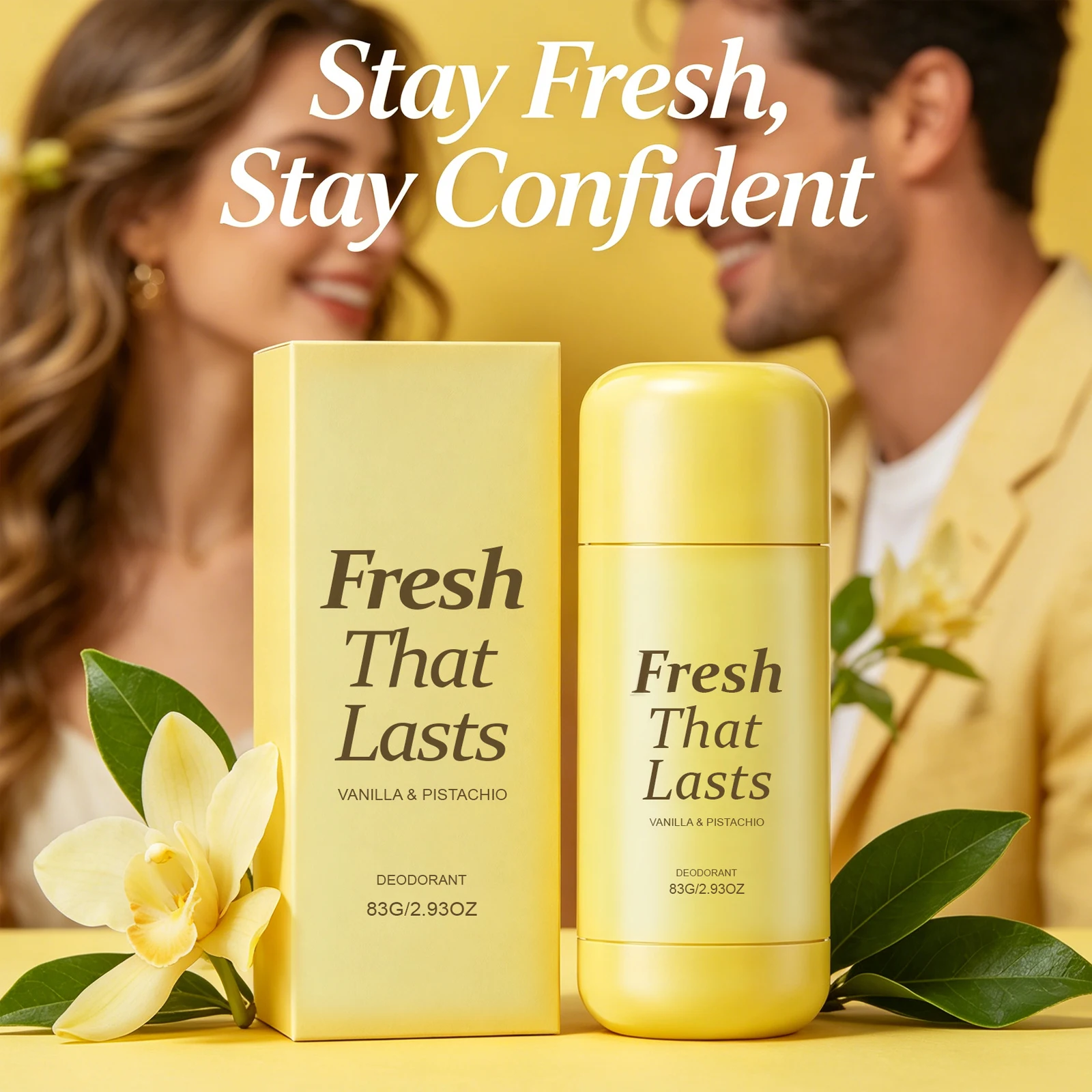 Fragrance Deodorant Antiperspirant Stick, Daily Underarm Deodorizer Long-Lasting Fresh Scent Reduces Body Odor for Men & Women
Fragrance Deodorant Antiperspirant Stick, Daily Underarm Deodorizer Long-Lasting Fresh Scent Reduces Body Odor for Men & Women