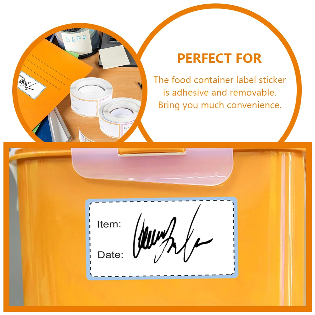 Food Container Labels 4 Rolls Adhesive Removable Freezer Stickers Organizer Labels for Food Containers Office Label
Food Container Labels 4 Rolls Adhesive Removable Freezer Stickers Organizer Labels for Food Containers Office Label