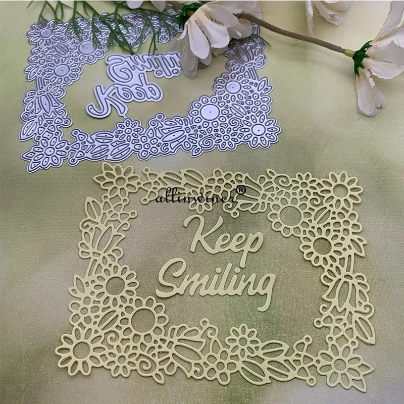 Letter flower frame Metal Cutting Dies Stencils Die Cut for DIY Scrapbooking Album Paper Card Embossing
Letter flower frame Metal Cutting Dies Stencils Die Cut for DIY Scrapbooking Album Paper Card Embossing