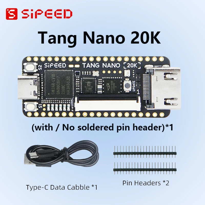 Новая плата Sipeed Tang Nano 20K FPGA RISCV Linux Ретро игровой плеер Эмулятор с открытым исходным кодом Linux MINI GW2AR-18 GOAI Gowin
Новая плата Sipeed Tang Nano 20K FPGA RISCV Linux Ретро игровой плеер Эмулятор с открытым исходным кодом Linux MINI GW2AR-18 GOAI Gowin