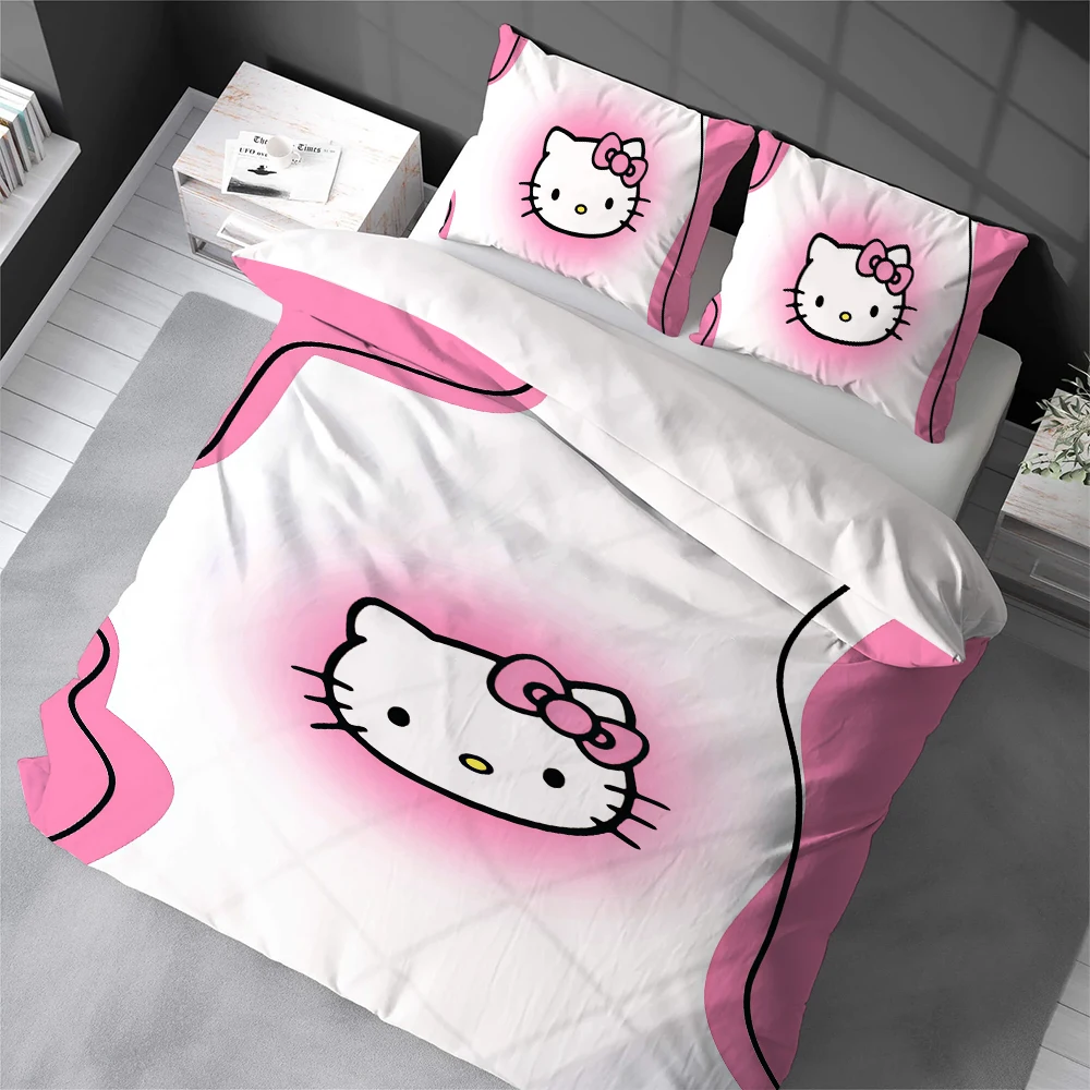 H-Hello K-Kitty Cute Duvet Cover Set Home Style Bedding Soft Laundry Cotton Bed 3 Piece Set Student Dormitory Gift
H-Hello K-Kitty Cute Duvet Cover Set Home Style Bedding Soft Laundry Cotton Bed 3 Piece Set Student Dormitory Gift