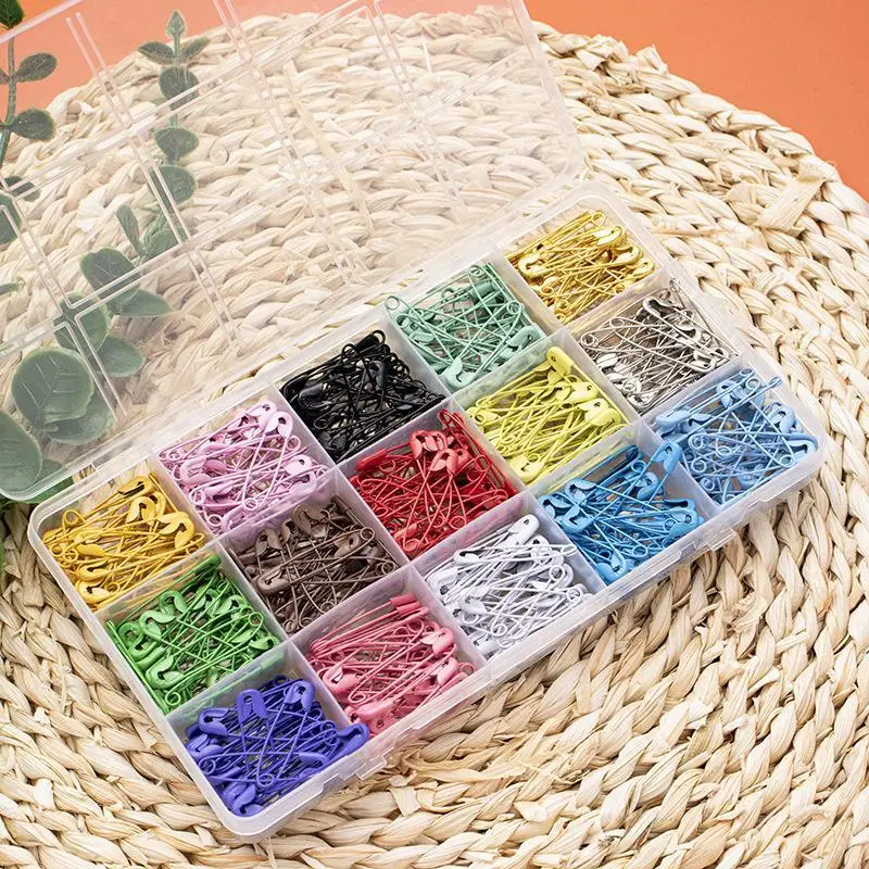 150/300/450Pcs Multicolor Rust Proof Safety Pins With Clear Storage Box For Sewing Crafting DIY Clothes Repair
150/300/450Pcs Multicolor Rust Proof Safety Pins With Clear Storage Box For Sewing Crafting DIY Clothes Repair