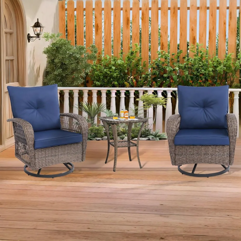 Outdoor Patio Furniture Set, Wicker Sectional Couch Conversations with loveseat 360° Swivel Rocker Glider Chairs Sets
Outdoor Patio Furniture Set, Wicker Sectional Couch Conversations with loveseat 360° Swivel Rocker Glider Chairs Sets