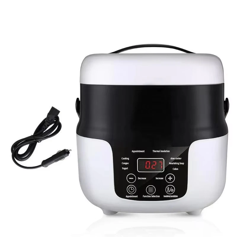 12v 24V Universal Portable Travel Electric Lunch Box 2L Mini Car Truck Specific Car Mounted Rice Cooker
12v 24V Universal Portable Travel Electric Lunch Box 2L Mini Car Truck Specific Car Mounted Rice Cooker