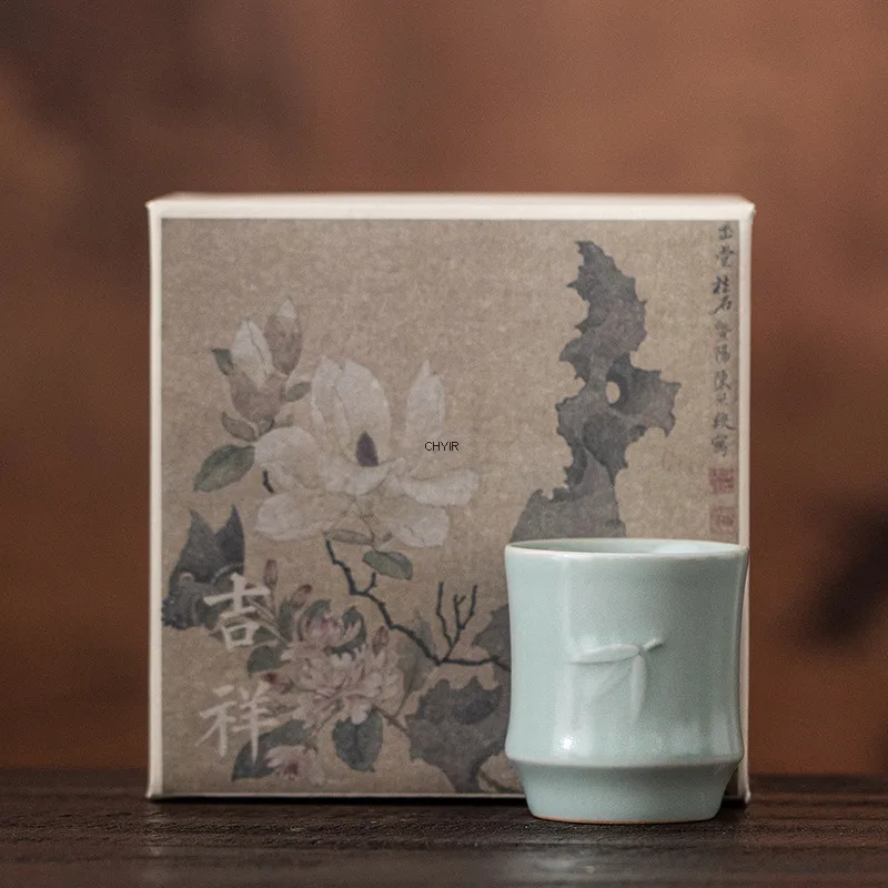 Tianqing Ru Kiln Tea Cup for Home Personal Use Kung Fu Tea Set Master Cup Chinese Style Tasting Cup Open Slice Can Be Nurtured
Tianqing Ru Kiln Tea Cup for Home Personal Use Kung Fu Tea Set Master Cup Chinese Style Tasting Cup Open Slice Can Be Nurtured
