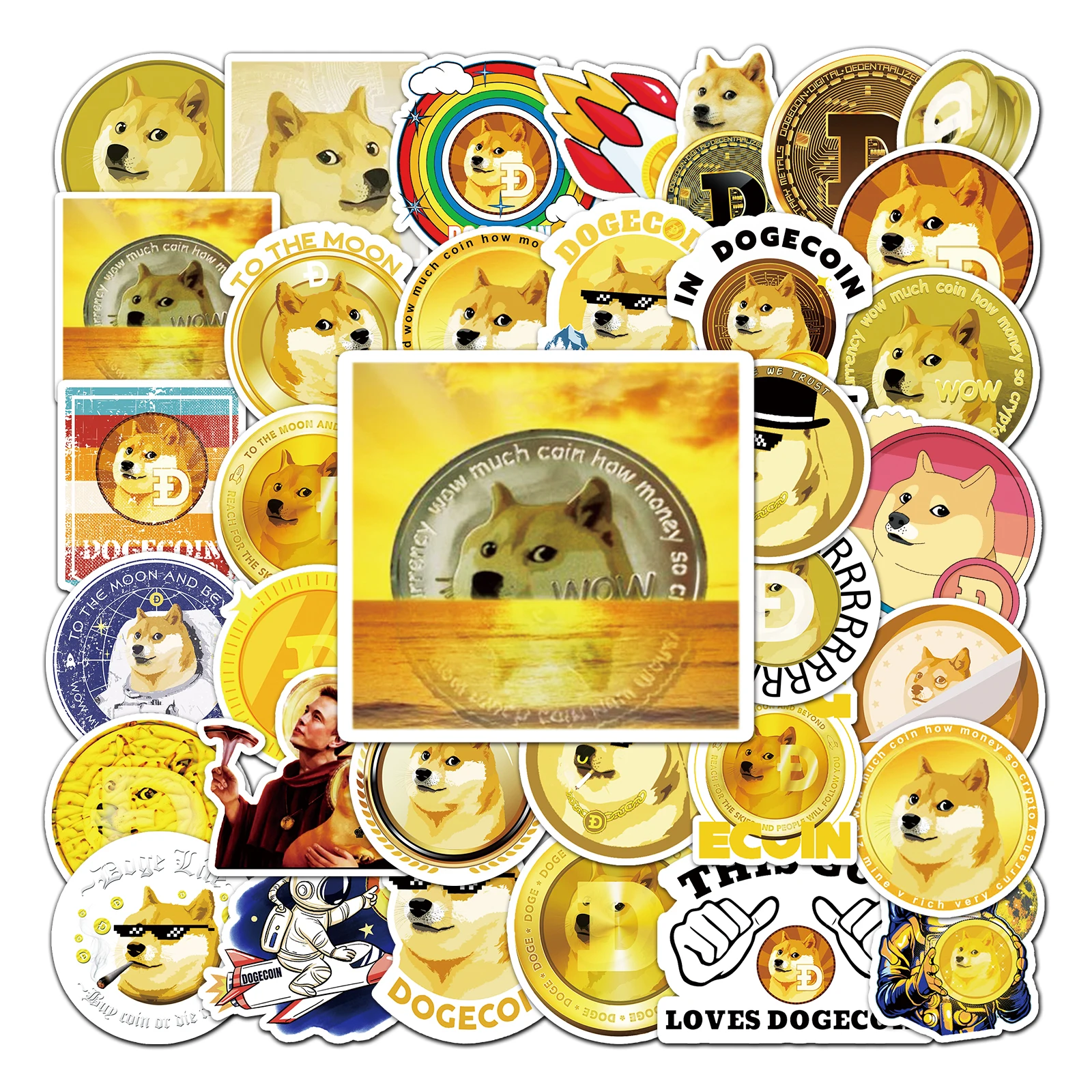 50pc Dog Coin Series Cartoon Cute Graffiti Stickers Suitcase Laptop Guitar Skateboard Personalized Decoration Stickers
50pc Dog Coin Series Cartoon Cute Graffiti Stickers Suitcase Laptop Guitar Skateboard Personalized Decoration Stickers