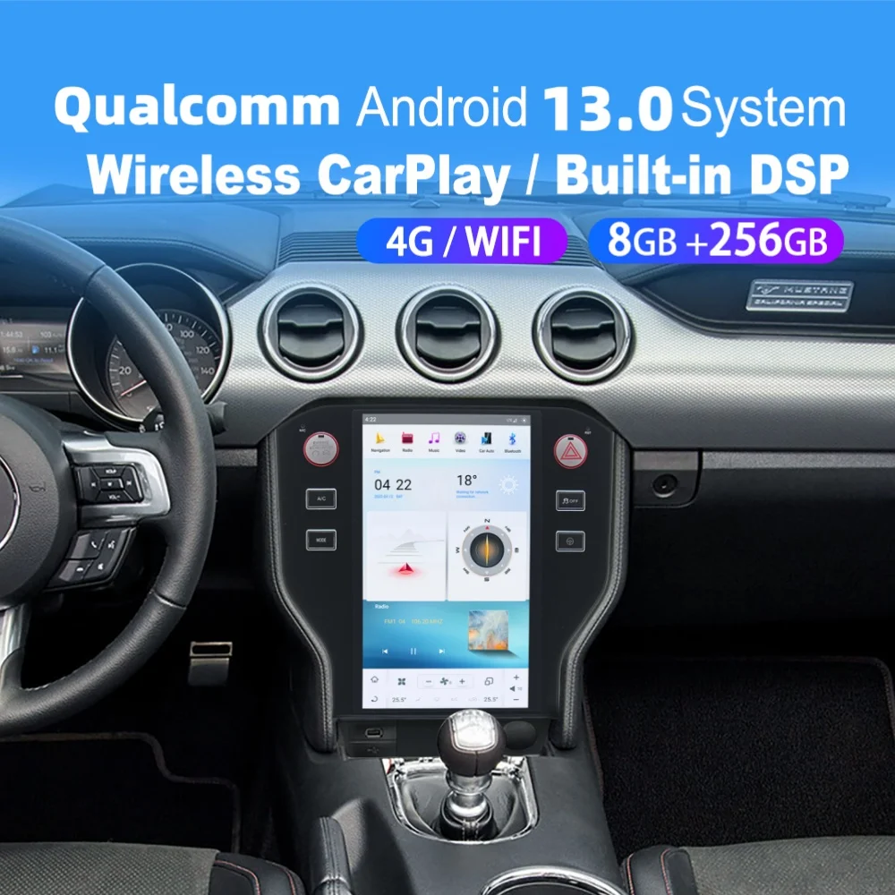 11.8'' Qualcomm 8 core For Ford Mustang 2013~2018 Car Radio Multimedia Android 13 Auto GPS Navigation Carplay Head Unit 2Din DSP
11.8'' Qualcomm 8 core For Ford Mustang 2013~2018 Car Radio Multimedia Android 13 Auto GPS Navigation Carplay Head Unit 2Din DSP