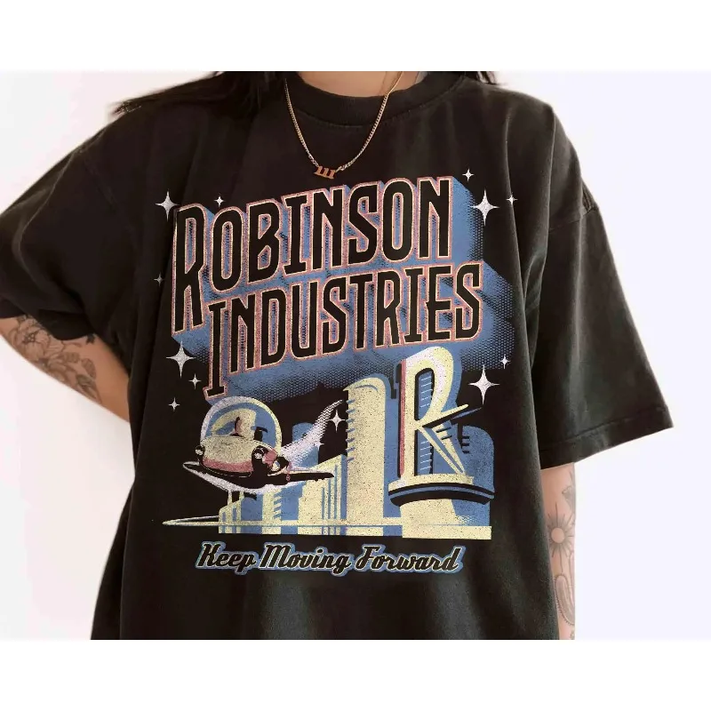 Винтажная рубашка Disney Robinson Industries Meet the Robinsons, рубашка Keep Moving Forward, унисекс, хлопковая уличная одежда, топ y2k
Винтажная рубашка Disney Robinson Industries Meet the Robinsons, рубашка Keep Moving Forward, унисекс, хлопковая уличная одежда, топ y2k