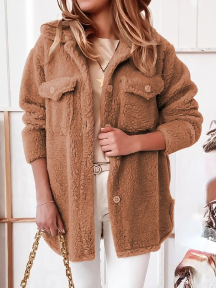 Jackets for Women New in Korean Version Fashionable Autumn Winter Tops Warm Coats Lapel Commuting Streetwear Women's Clothing
Jackets for Women New in Korean Version Fashionable Autumn Winter Tops Warm Coats Lapel Commuting Streetwear Women's Clothing