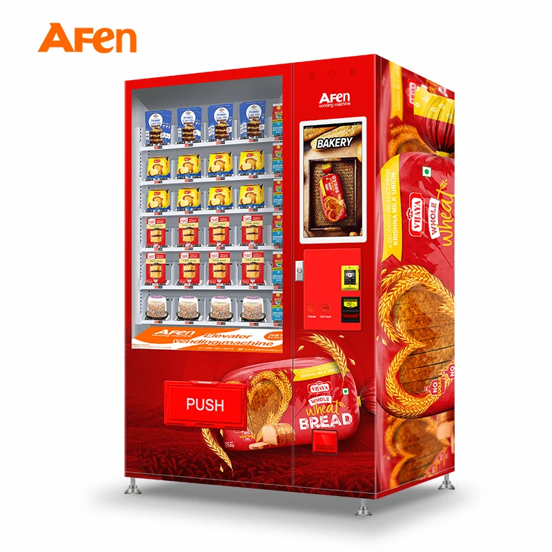 Refrigerated Elevator Vending Machine for Cupcake Bread Food and Drinks Professional Automatic Retail Dispenser Kiosk Pro
Refrigerated Elevator Vending Machine for Cupcake Bread Food and Drinks Professional Automatic Retail Dispenser Kiosk Pro