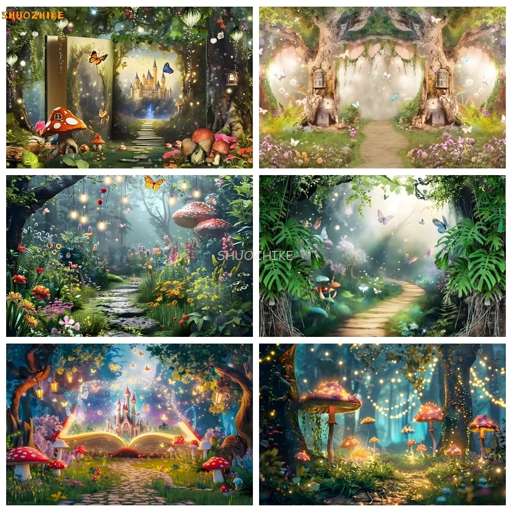 Dreamy Forest Backdrop Jungle Forest Wonderland Glitter Butterfly Baby Shower Kids Birthday Party Decor Photography Background
Dreamy Forest Backdrop Jungle Forest Wonderland Glitter Butterfly Baby Shower Kids Birthday Party Decor Photography Background