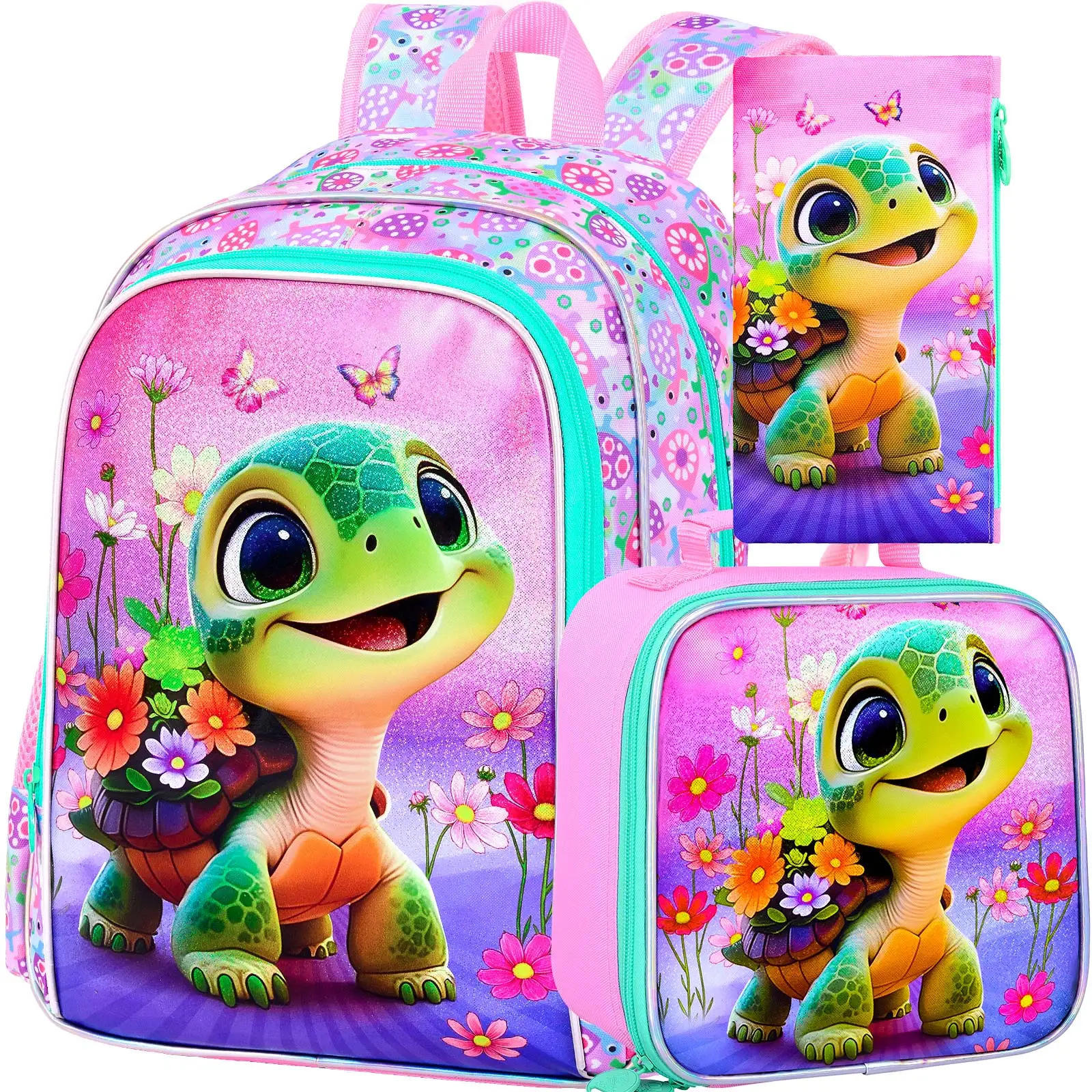 AGSDON 3PCS Kids Backpack for Girls, 16" Preschool Elementary Water Resistant School Bag, Girl Backpacks Set with Lunch Box Penc
AGSDON 3PCS Kids Backpack for Girls, 16" Preschool Elementary Water Resistant School Bag, Girl Backpacks Set with Lunch Box Penc