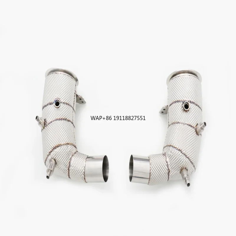 OEM Custom 304 Stainless Steel Race Catted Downpipe with Heatshield Perfect Fit for 992 Turbo S 3.8T Vehicles
OEM Custom 304 Stainless Steel Race Catted Downpipe with Heatshield Perfect Fit for 992 Turbo S 3.8T Vehicles