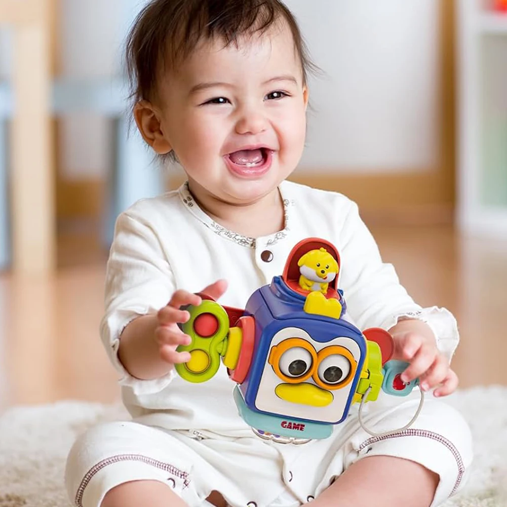 Забавная игрушка Монтессори в форме пингвина, креативная игрушка-куб Монтессори, игрушка для координации рук и глаз для детей старше 12 месяцев
Забавная игрушка Монтессори в форме пингвина, креативная игрушка-куб Монтессори, игрушка для координации рук и глаз для детей старше 12 месяцев