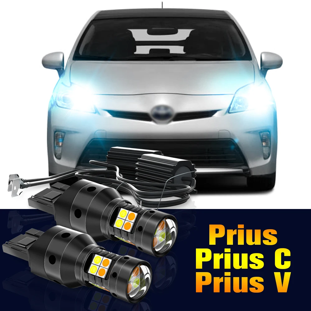 2pcs LED Dual Mode Turn Signal+Daytime Running Light DRL Lamp For Toyota Prius C V 2003-2019 2011 2012 2013 2014 Accessories
2pcs LED Dual Mode Turn Signal+Daytime Running Light DRL Lamp For Toyota Prius C V 2003-2019 2011 2012 2013 2014 Accessories