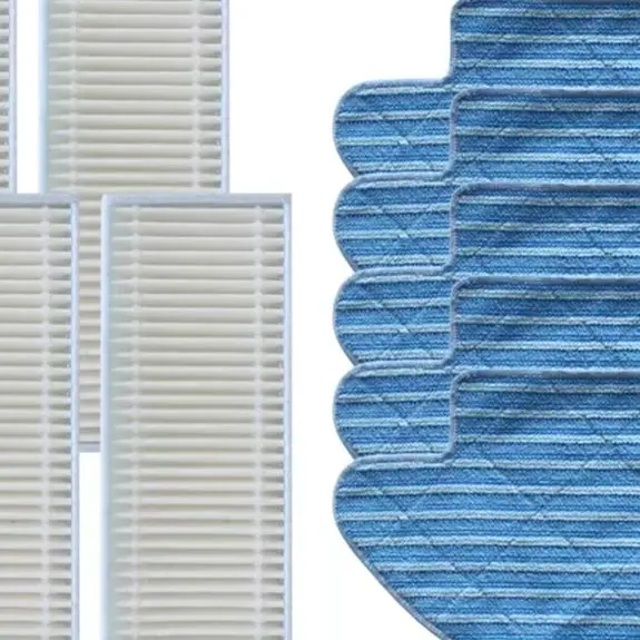 Аксессуары для робота-пылесоса Dexp Mmb300: 4 фильтра, 5 салфеток для влажной уборки, 6 боковых щеток.
Аксессуары для робота-пылесоса Dexp Mmb300: 4 фильтра, 5 салфеток для влажной уборки, 6 боковых щеток.