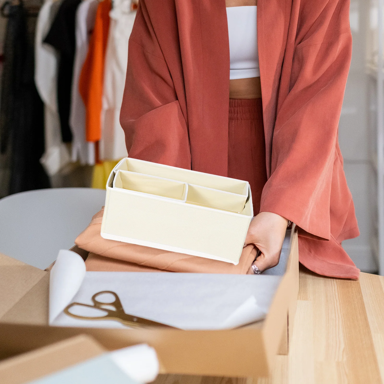 12Pcs Foldable Underwear Storage Organizer Drawer Divider Nonwoven Fabric Large Capacity Dresser Bin Clothes Drawer Organizer
12Pcs Foldable Underwear Storage Organizer Drawer Divider Nonwoven Fabric Large Capacity Dresser Bin Clothes Drawer Organizer