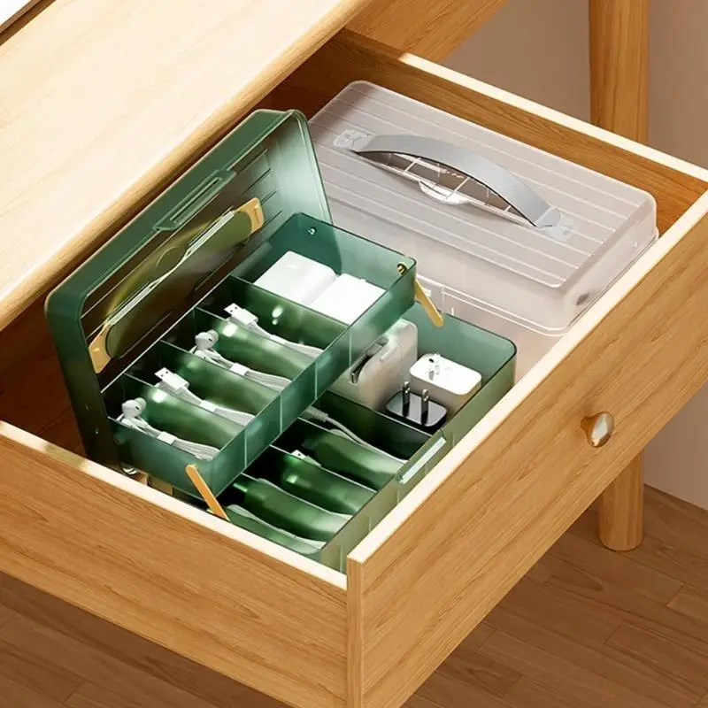 G6KF Multipurpose 11 Compartments Cable Organizers Box Clear Dustproof Designs for Home and Office Desk Organization
G6KF Multipurpose 11 Compartments Cable Organizers Box Clear Dustproof Designs for Home and Office Desk Organization