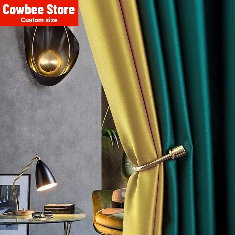Concubine Satin Curtain Northern Europe Simple Pure Color Light Luxury Full Shading Curtain Imitation Silk Curtain
Concubine Satin Curtain Northern Europe Simple Pure Color Light Luxury Full Shading Curtain Imitation Silk Curtain