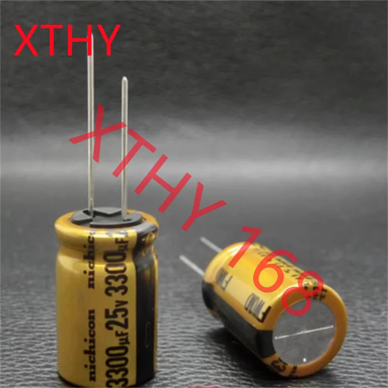Nichicon FW 3300uF/25V fever audio filter electrolytic capacitor
Nichicon FW 3300uF/25V fever audio filter electrolytic capacitor