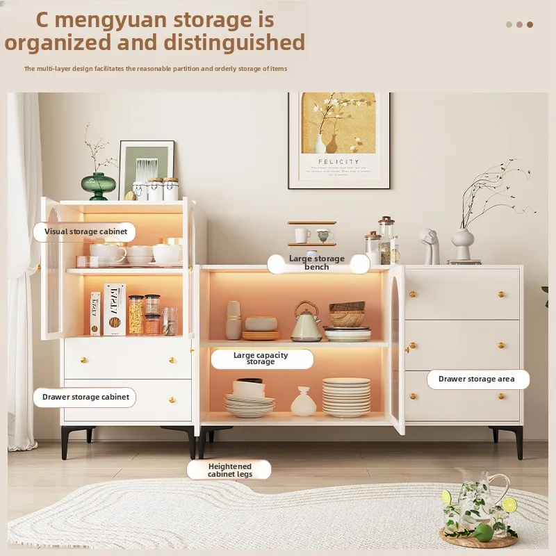 CP dining side cabinet modern simple integrated wall storage light luxury kitchen cabinet
CP dining side cabinet modern simple integrated wall storage light luxury kitchen cabinet