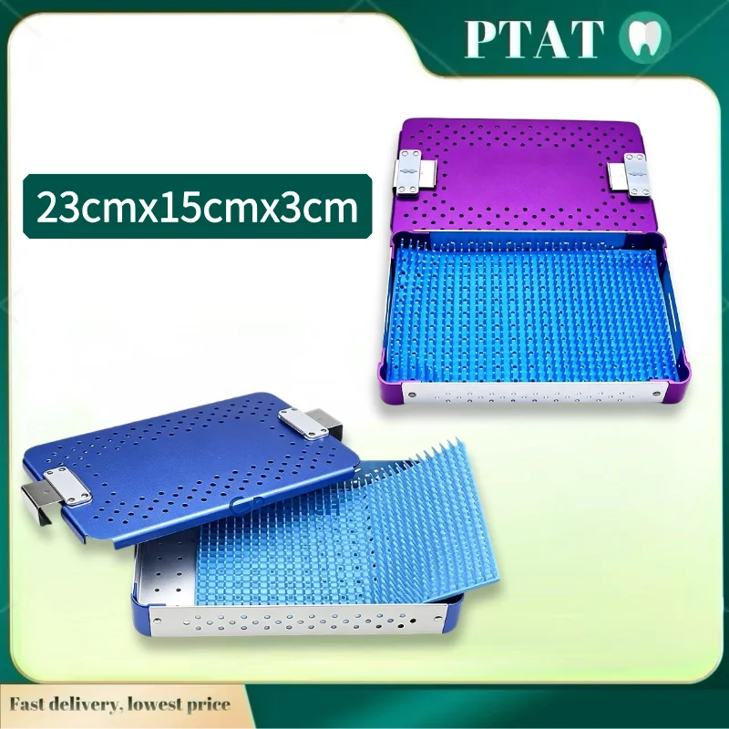 Single Layer Medical Sterilization Tray Aluminum Alloy Autoclave Box for Dental Surgical Instruments High Pressure Sterilizer
Single Layer Medical Sterilization Tray Aluminum Alloy Autoclave Box for Dental Surgical Instruments High Pressure Sterilizer