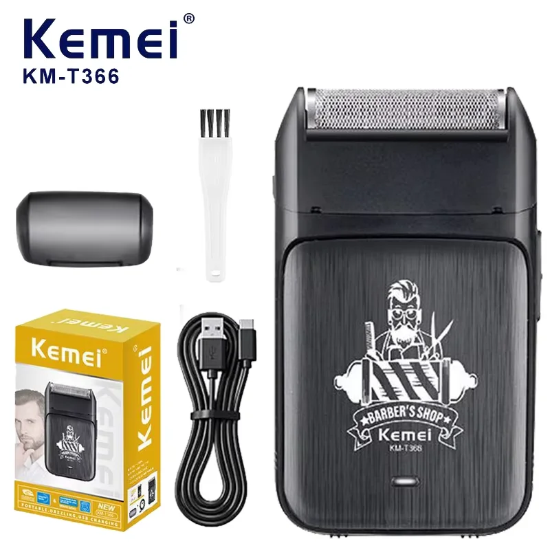 kemei KM-T366 Shaver Professional Razor Electric Shaving Machine Portable Beard Trimmer Rechargeable Razor Mini Shaver for Men
kemei KM-T366 Shaver Professional Razor Electric Shaving Machine Portable Beard Trimmer Rechargeable Razor Mini Shaver for Men
