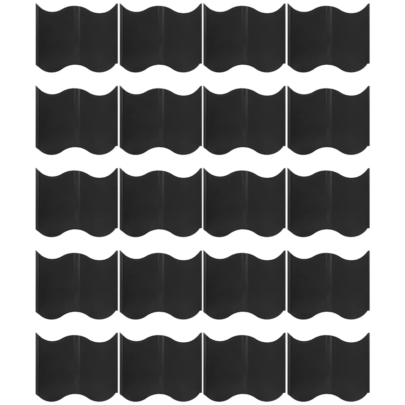 Garden Lawn Edging - 20 Pack Landscape Border Flexible Interlocking Edging Plastic Palisade Fence DIY Decorative
Garden Lawn Edging - 20 Pack Landscape Border Flexible Interlocking Edging Plastic Palisade Fence DIY Decorative
