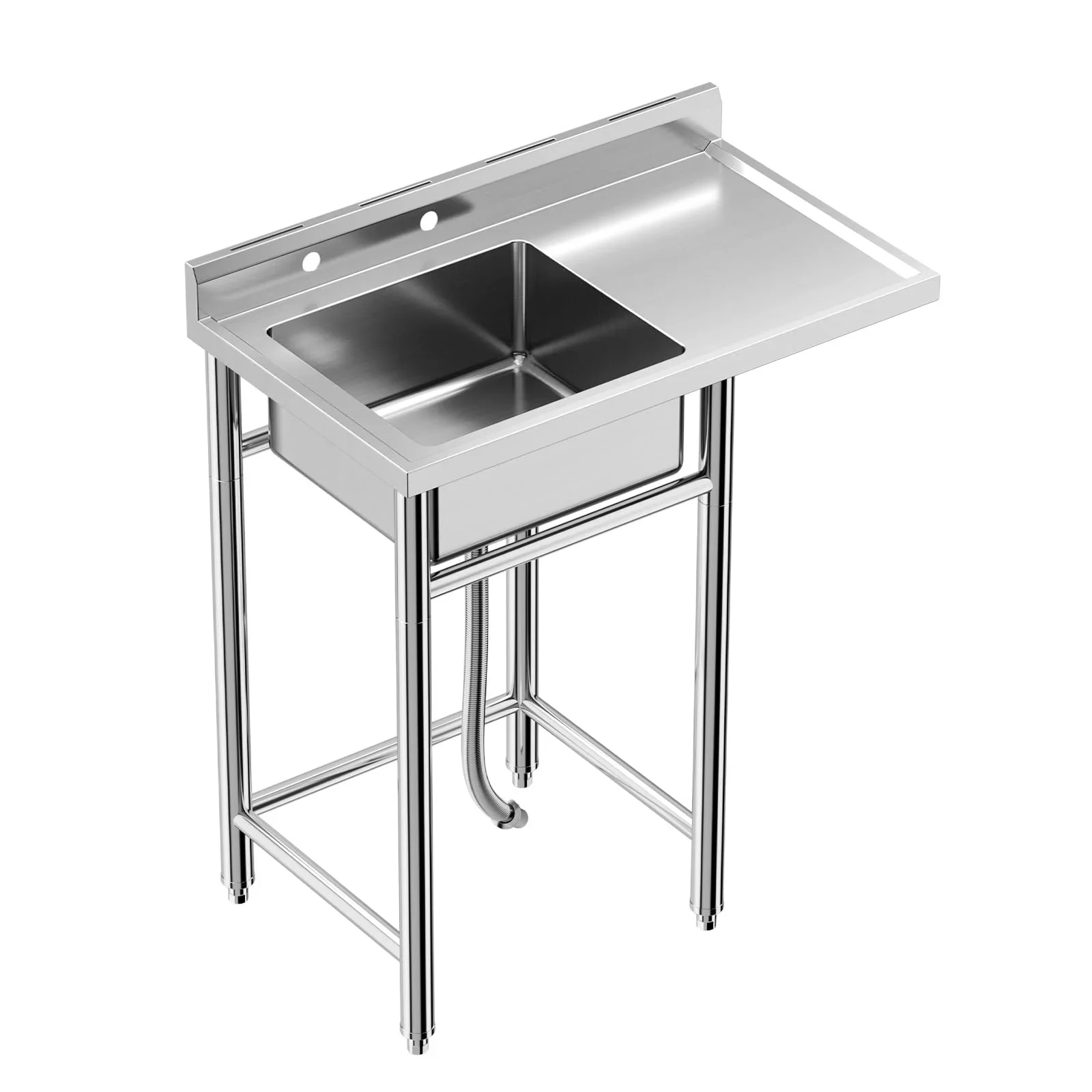 Factory Wholesale Freestanding Stainless Steel Sink High-Quality Commercial Restaurant Equipment Kitchen Sink
Factory Wholesale Freestanding Stainless Steel Sink High-Quality Commercial Restaurant Equipment Kitchen Sink