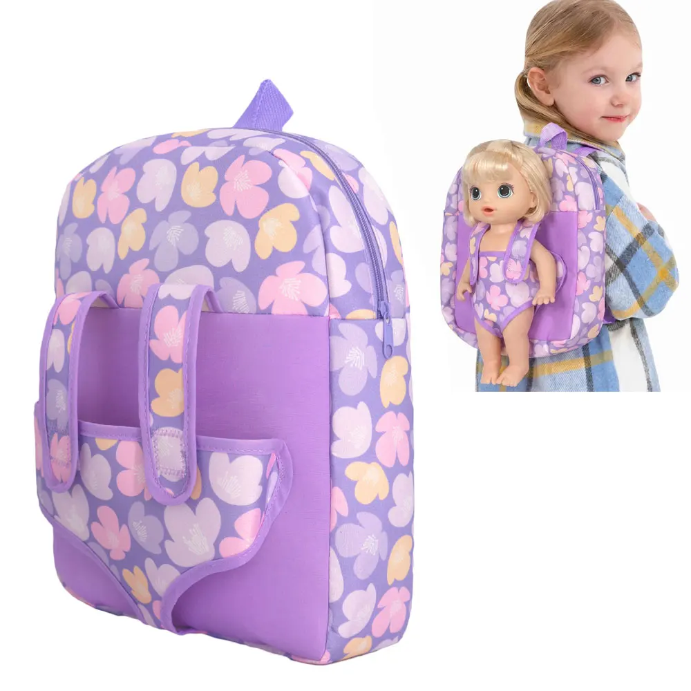 Fashion Newborn Backpack Doll Cute Flower Handbag for Girls Dolls Out Going Carry Bag Christmas Birthday Gift
Fashion Newborn Backpack Doll Cute Flower Handbag for Girls Dolls Out Going Carry Bag Christmas Birthday Gift