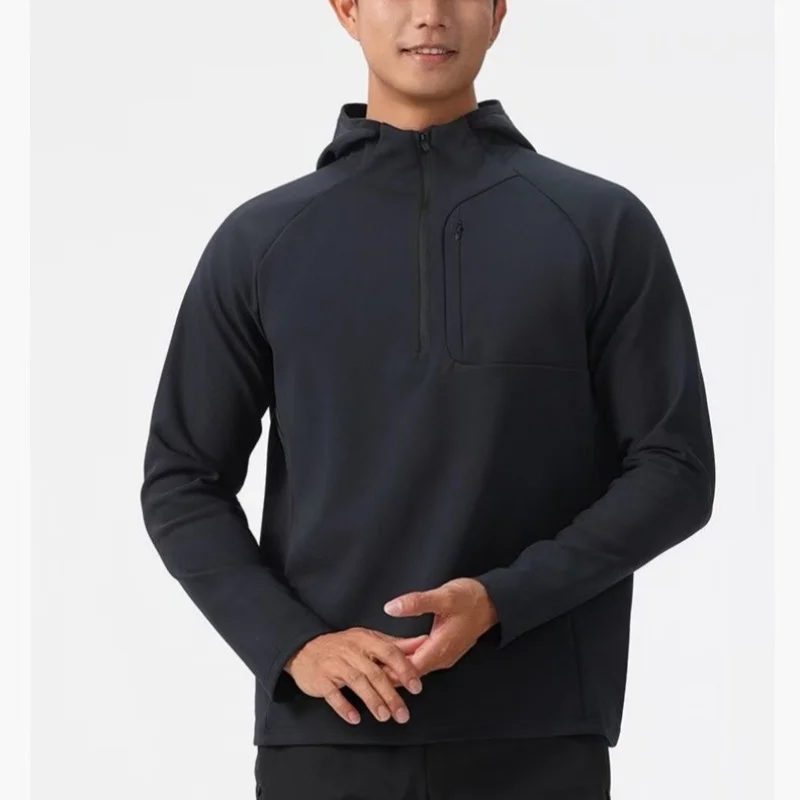 New Autumn Winter Outdoor Running Jacket Half Zip Long Sleeve Business Fashion Sports Casual Hoodie T-Shirt Men's Clothing
New Autumn Winter Outdoor Running Jacket Half Zip Long Sleeve Business Fashion Sports Casual Hoodie T-Shirt Men's Clothing