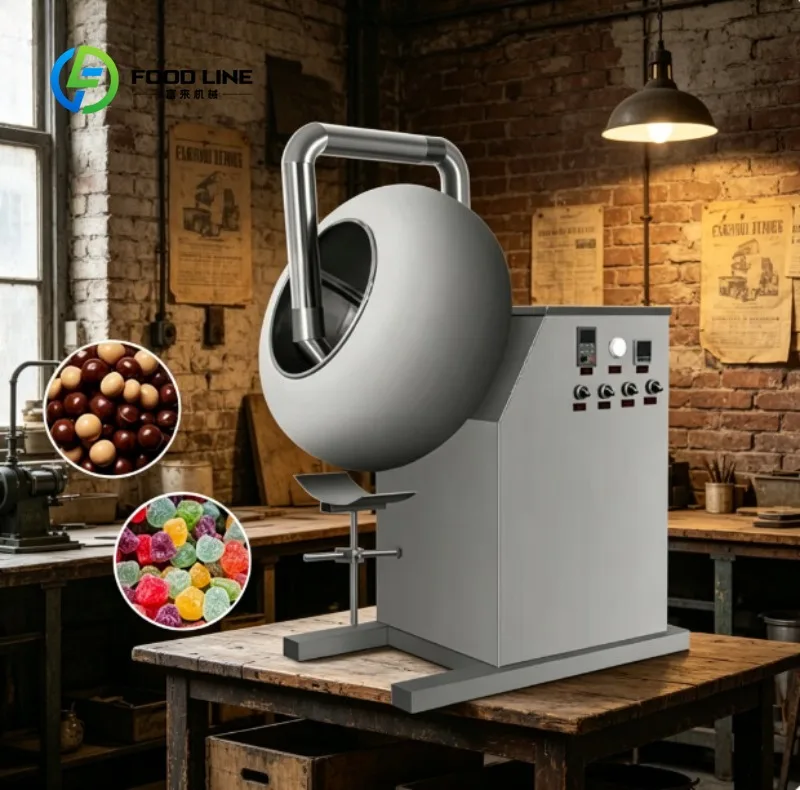 Candy Coating Machine for Sweet Large Stainless Bowl, Easy Clean Design, Perfect for Home Bakers, Confectionery Production
Candy Coating Machine for Sweet Large Stainless Bowl, Easy Clean Design, Perfect for Home Bakers, Confectionery Production