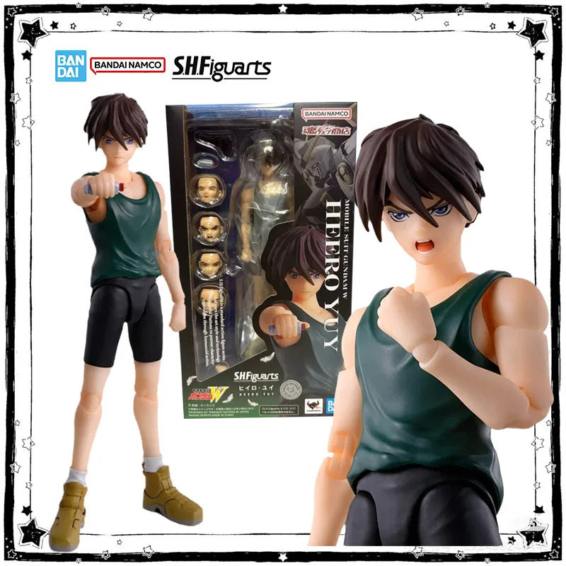 Bandai Genuine SHF Heero Yuy Anime New Mobile Report Gundam Wing Action Figure High Poseability Collection Finished Model Toys
Bandai Genuine SHF Heero Yuy Anime New Mobile Report Gundam Wing Action Figure High Poseability Collection Finished Model Toys