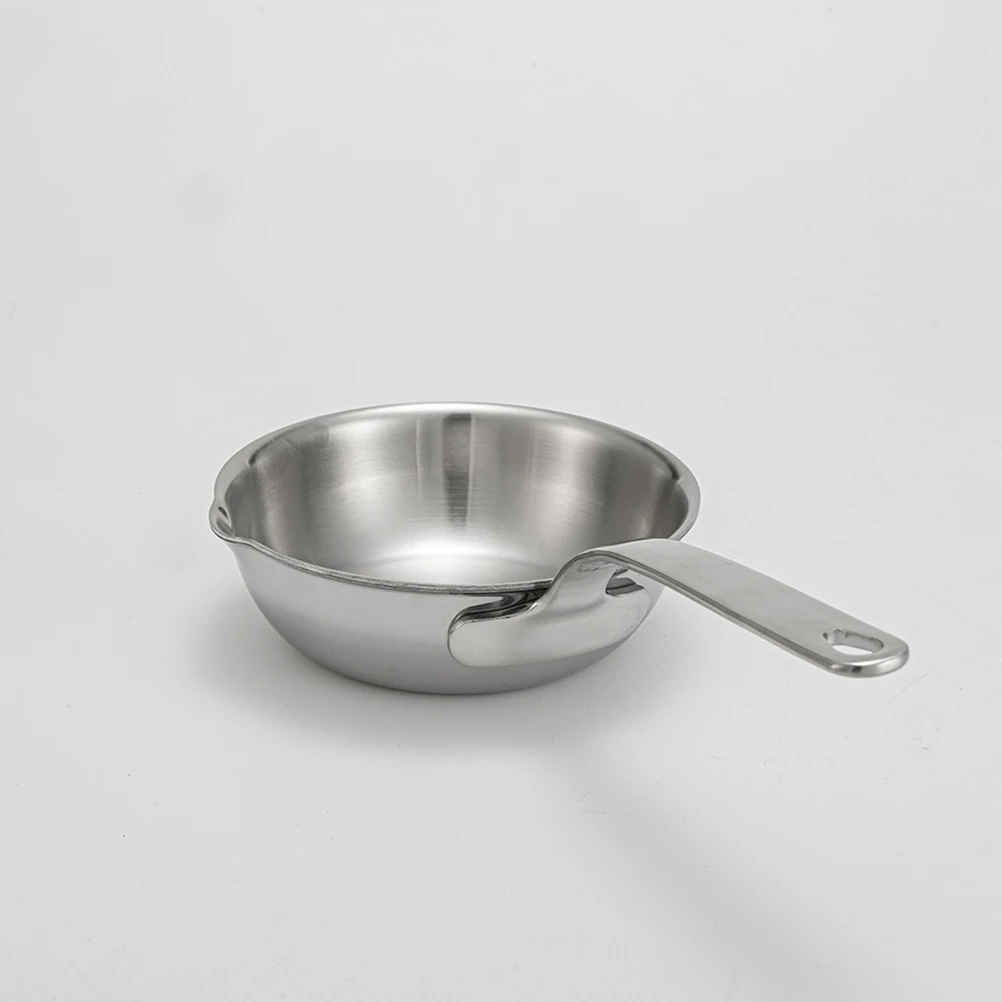 Stainless Steel Mini Milk Pot Small Sauce Pan Pour Oil Wok Flat Bottom Multi Functional Travel Portable Cookware High Temp
Stainless Steel Mini Milk Pot Small Sauce Pan Pour Oil Wok Flat Bottom Multi Functional Travel Portable Cookware High Temp