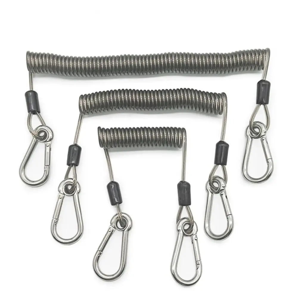 Elastic Coil Fishing Missed Rope Lockable Stretch Retention Fishing Rope Heavy Duty Anti Loss Climbing Buckle Rope Climbing 
Elastic Coil Fishing Missed Rope Lockable Stretch Retention Fishing Rope Heavy Duty Anti Loss Climbing Buckle Rope Climbing