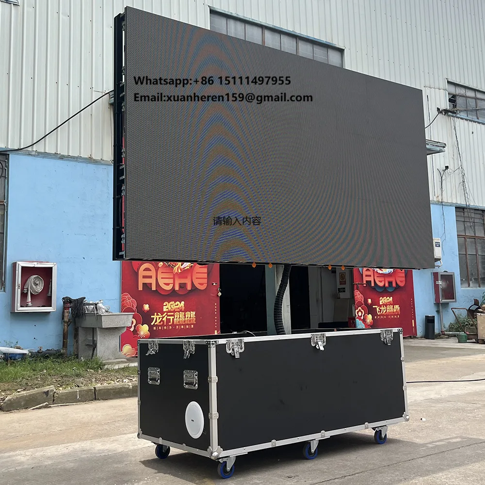 3.5x2m Lifting Folding Panel Video Wall Outdoor Movable Flying Case LED Screen Advertising Display Commercial Stage Rental
3.5x2m Lifting Folding Panel Video Wall Outdoor Movable Flying Case LED Screen Advertising Display Commercial Stage Rental