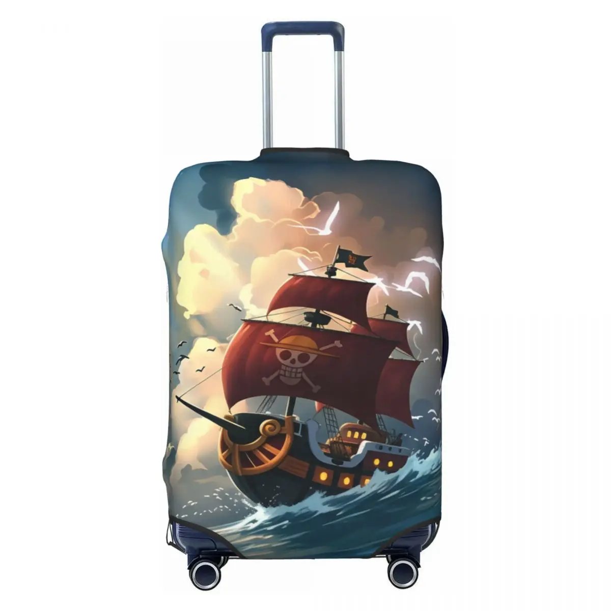 Чехол для чемодана Custom One Pieces Monkey Luffy, пылезащитный, аниме-чехол для путешествий, для чемоданов 18-32 дюймов
Чехол для чемодана Custom One Pieces Monkey Luffy, пылезащитный, аниме-чехол для путешествий, для чемоданов 18-32 дюймов