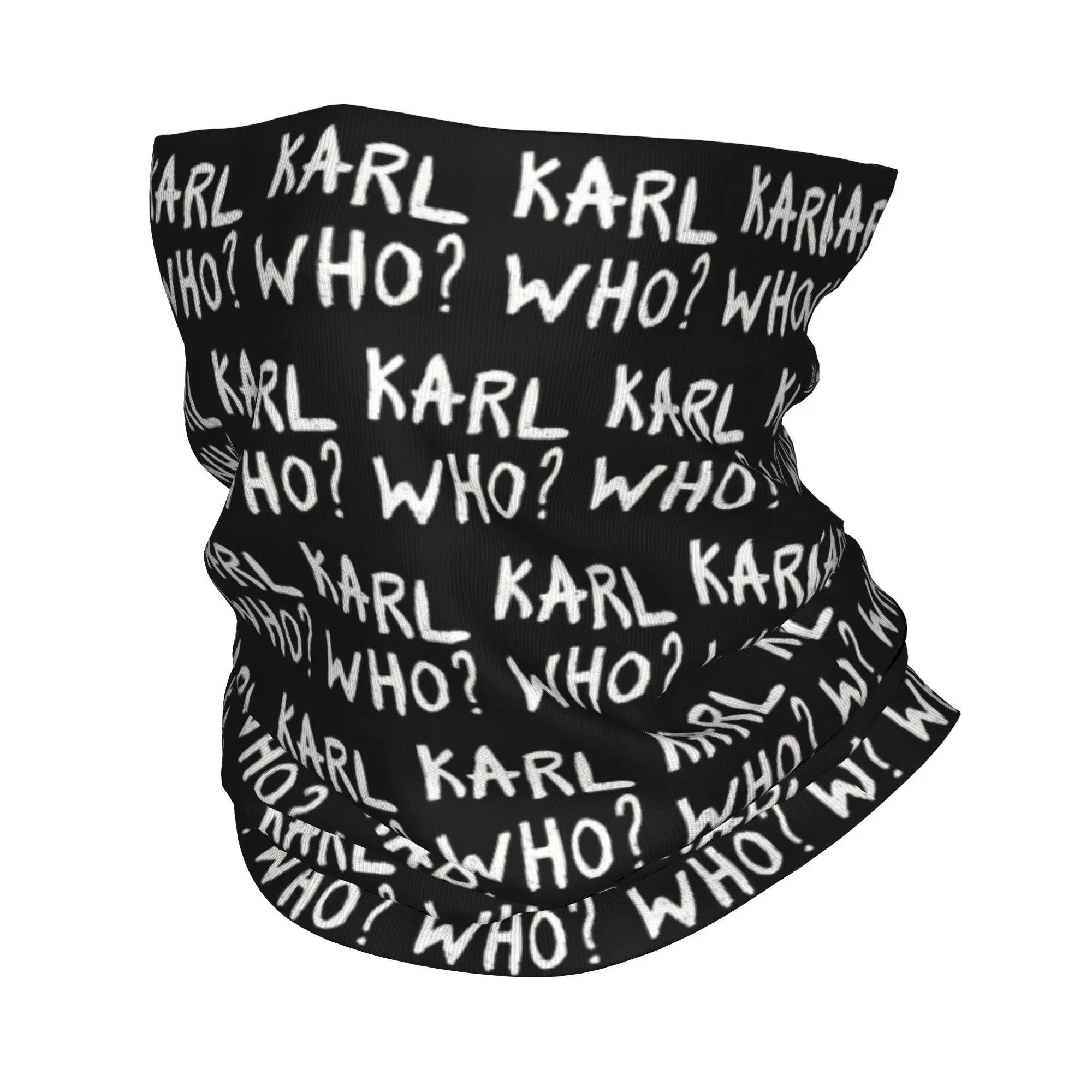 Custom Karl Who Neck Gaiter Women Men Windproof Winter Bandana Scarf for Hiking
Custom Karl Who Neck Gaiter Women Men Windproof Winter Bandana Scarf for Hiking