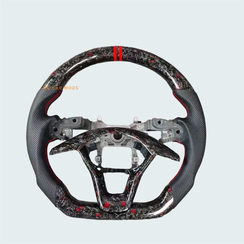 Customized Forged Carbon Fiber Red Strip Red stitching Steering Wheel Fit For Honda Accord 10th Gen 2018 2019 2020 2021 2023
Customized Forged Carbon Fiber Red Strip Red stitching Steering Wheel Fit For Honda Accord 10th Gen 2018 2019 2020 2021 2023