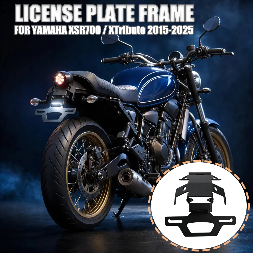 ForYAMAHA XSR700 2025 2024 2023 2022-2015 XSR 700 XTribute Motorcycle License Plate Holder Fender Eliminator short tail XSR-700
ForYAMAHA XSR700 2025 2024 2023 2022-2015 XSR 700 XTribute Motorcycle License Plate Holder Fender Eliminator short tail XSR-700