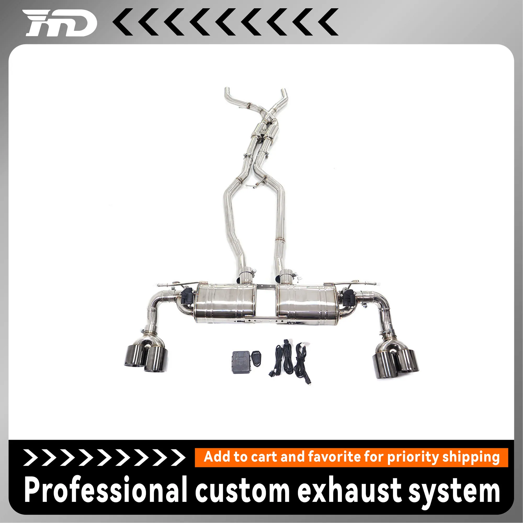 HMD High Flow Performance catback for Porsche cayenne 958 3.0T Stainless Steel Exhaust System Electronic Valve car Accessories
HMD High Flow Performance catback for Porsche cayenne 958 3.0T Stainless Steel Exhaust System Electronic Valve car Accessories