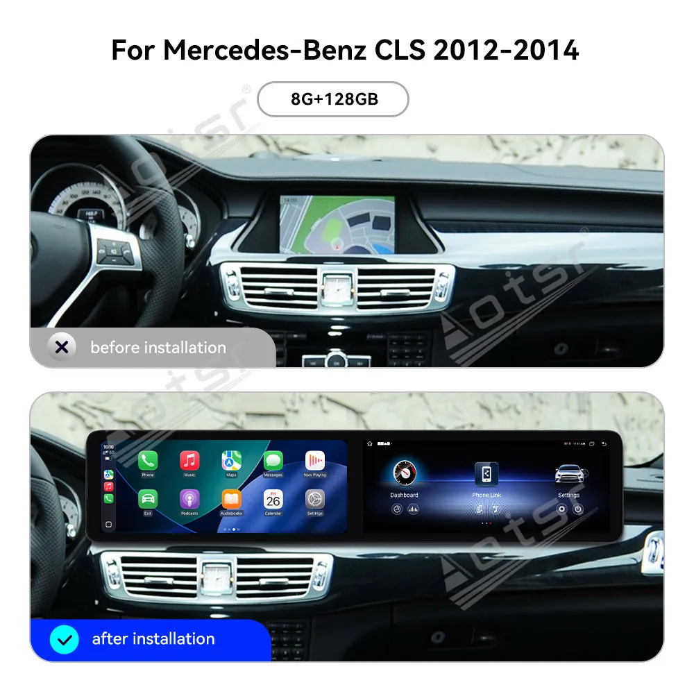 12,3-дюймовый автомобильный радиоприемник с двойным экраном для Mercedes Benz CLS 2012-2014, автомобильный мультимедийный видеоплеер, GPS-навигация, Carplay, WIFI HD
12,3-дюймовый автомобильный радиоприемник с двойным экраном для Mercedes Benz CLS 2012-2014, автомобильный мультимедийный видеоплеер, GPS-навигация, Carplay, WIFI HD