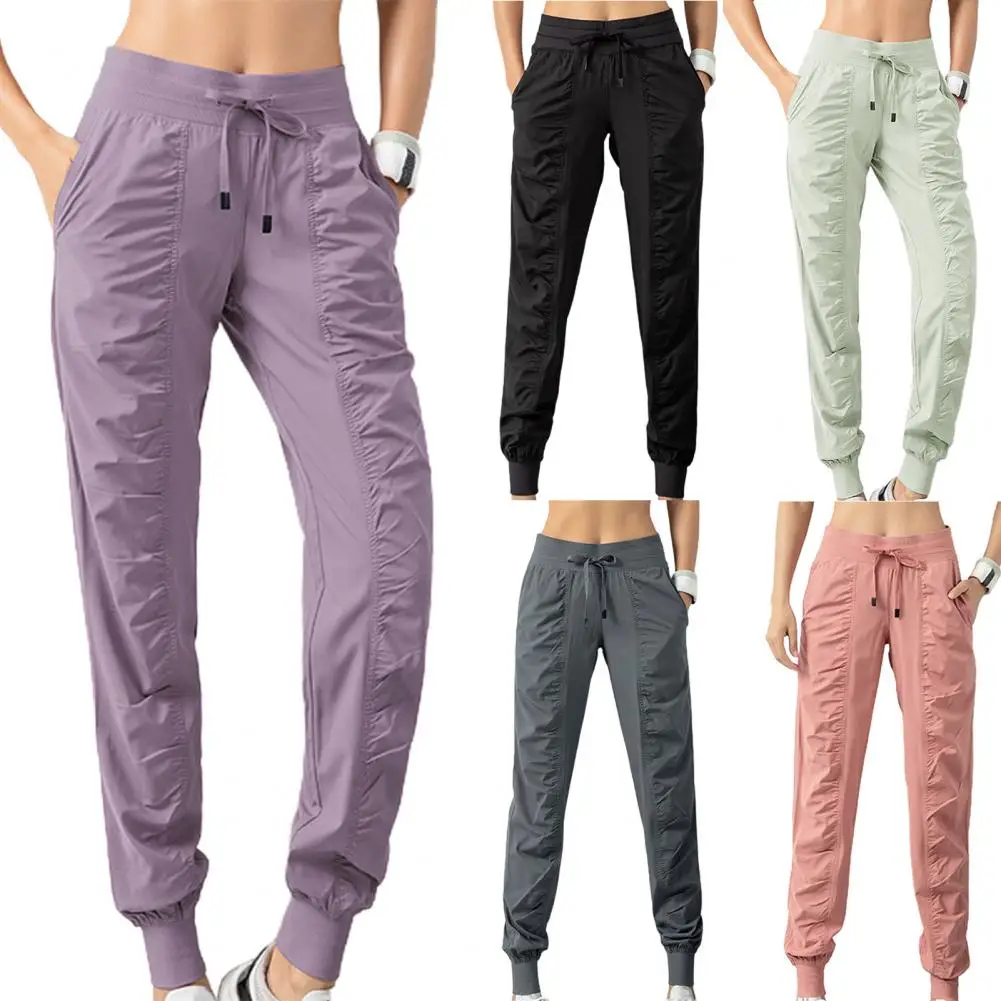 Sport Joggers Women Quick Dry Athletic Gym Fitness with Two Side Pockets Exercise Pants Sweatpants Fabric Drawstring Running
Sport Joggers Women Quick Dry Athletic Gym Fitness with Two Side Pockets Exercise Pants Sweatpants Fabric Drawstring Running