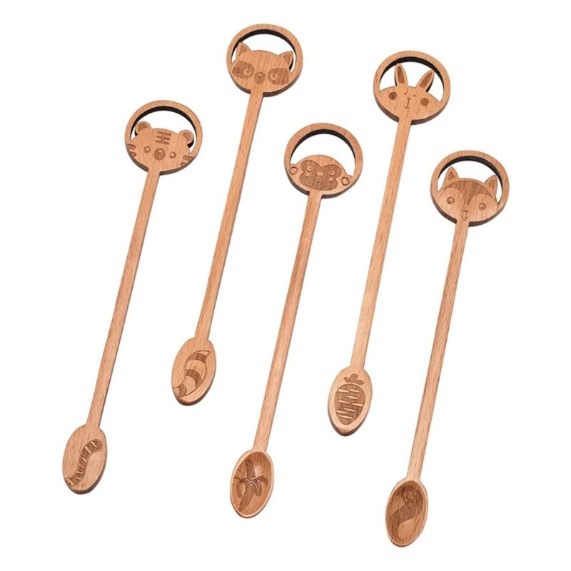 5pcs Cartoon Long Handle Wooden Spoon Coffee Stirring Rod Dessert Spoon Mixing Drop shipping
5pcs Cartoon Long Handle Wooden Spoon Coffee Stirring Rod Dessert Spoon Mixing Drop shipping
