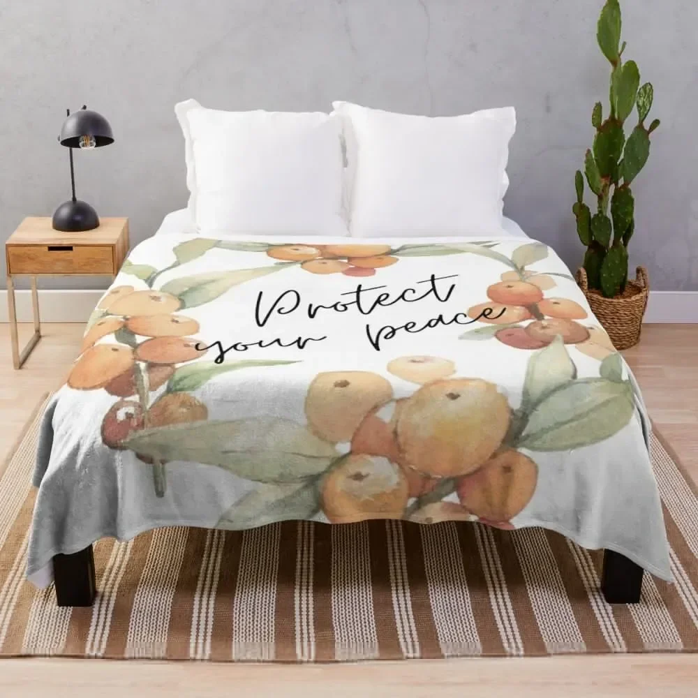 Protect your peace Throw Blanket Air Conditioner Soft Blanket for Office Home
Protect your peace Throw Blanket Air Conditioner Soft Blanket for Office Home