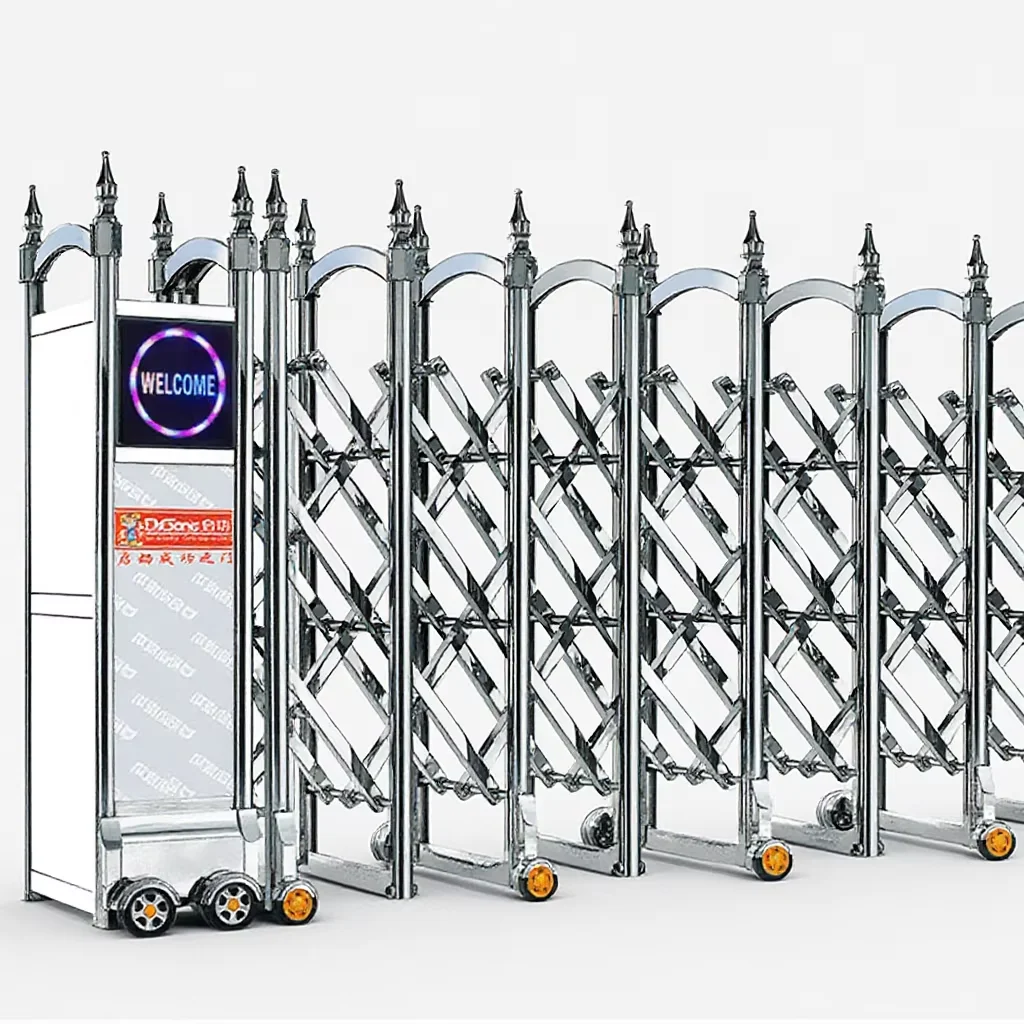 Qigong Modern Stainless Steel Automatic Retractable Gate For Outdoor Use Main Electric Sliding Style Security Gate For Hotels
Qigong Modern Stainless Steel Automatic Retractable Gate For Outdoor Use Main Electric Sliding Style Security Gate For Hotels