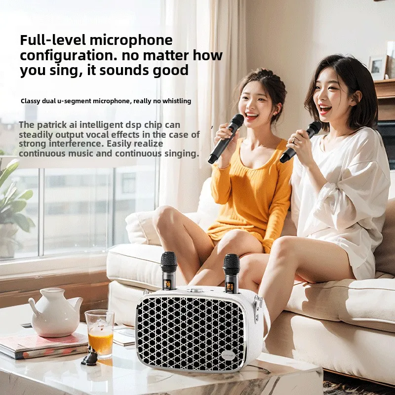 2025 hot sale Wanyinba G7 All-In-One Home KTV Karaoke Machine Dual Microphone for Bluetooth Speaker with Sound Card and Outdoor
2025 hot sale Wanyinba G7 All-In-One Home KTV Karaoke Machine Dual Microphone for Bluetooth Speaker with Sound Card and Outdoor