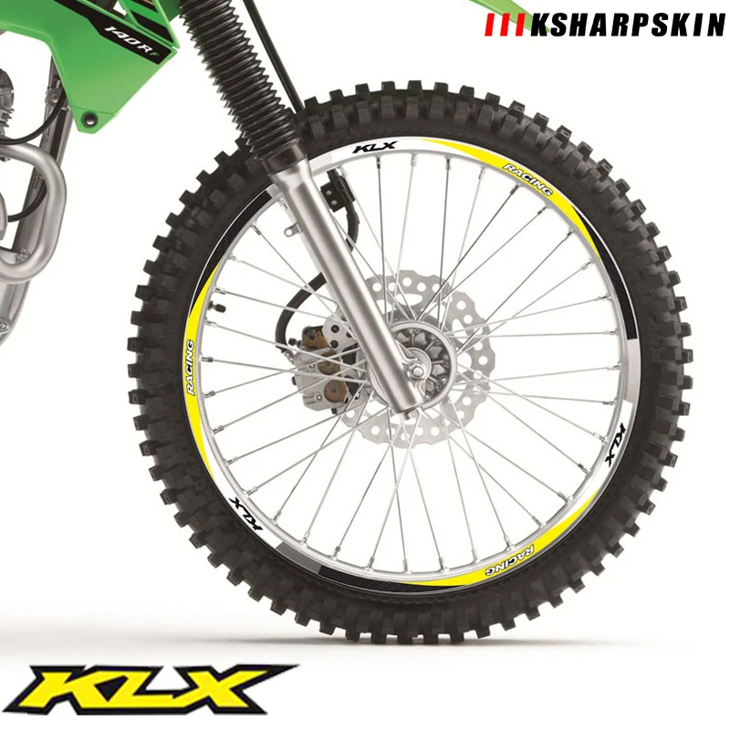 Motorcycle tire inner ring reflective stripe stickers multicolor waterproof decals for KAWASAKI KLX 450R 08-16 KLX 250 H T 06-14
Motorcycle tire inner ring reflective stripe stickers multicolor waterproof decals for KAWASAKI KLX 450R 08-16 KLX 250 H T 06-14