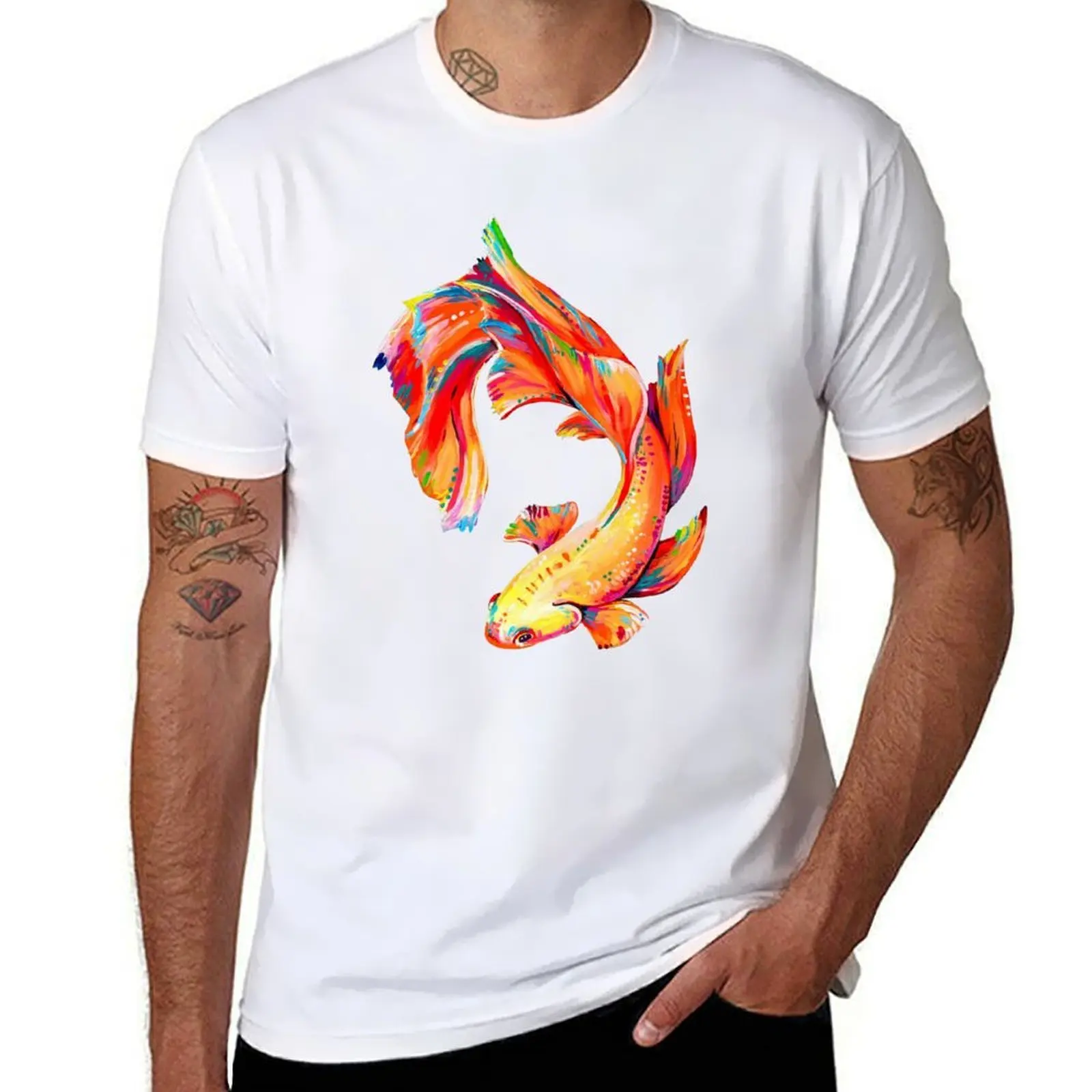 Siamese Fighting Fish, Betta Fish T-Shirt t shirts designer black cotton t-shirt plain for man package T-Shirt
Siamese Fighting Fish, Betta Fish T-Shirt t shirts designer black cotton t-shirt plain for man package T-Shirt